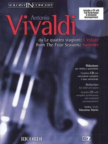 Cover image for Concerto Op.8 No.2 RV 315 g-minor: Per Violino E Pianoforte(M. Carnelli