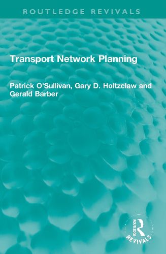 Cover image for Transport Network Planning