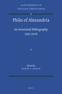 Cover image for Philo of Alexandria: An Annotated Bibliography 1997-2006