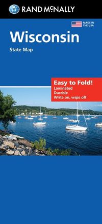 Cover image for Rand McNally Easy to Fold: Wisconsin State Laminated Map