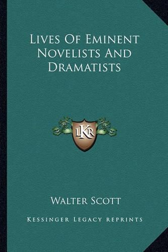 Lives of Eminent Novelists and Dramatists