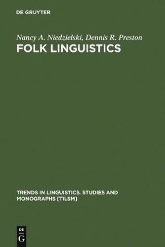 Cover image for Folk Linguistics