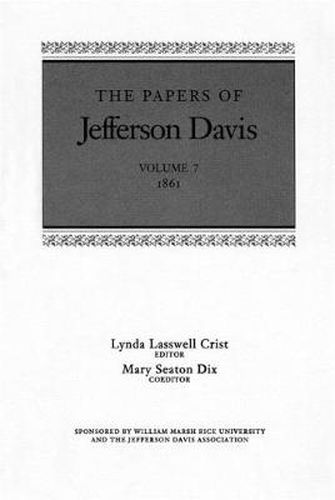 Cover image for The Papers of Jefferson Davis: 1861
