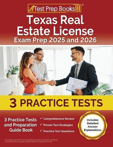 Cover image for Texas Real Estate License Exam Prep 2025 and 2026