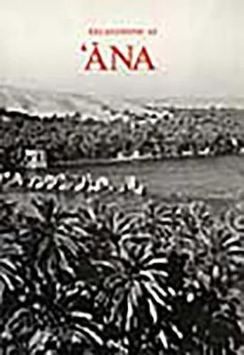 Cover image for Excavations at Ana