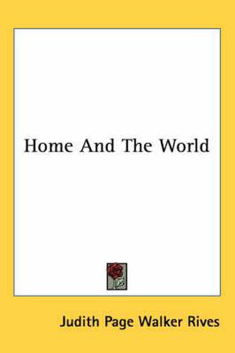 Cover image for Home and the World