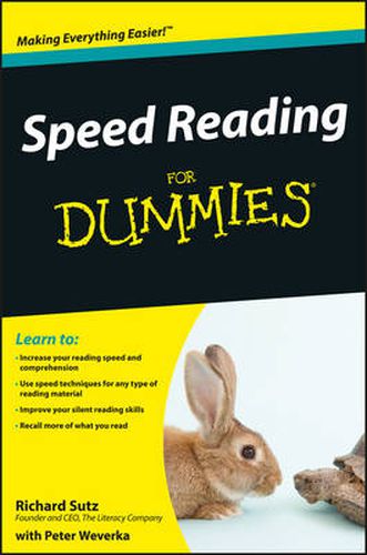 Cover image for Speed Reading for Dummies