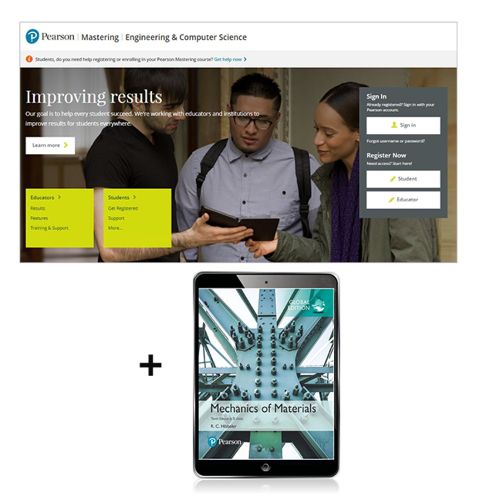 Cover image for Mechanics of Materials, Australian SI Edition -- Mastering Engineering with Pearson eText