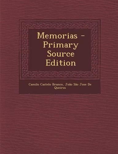 Cover image for Memorias