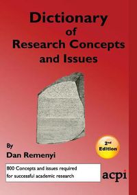 Cover image for A Dictionary of Research Concepts and Issues - 2nd Ed