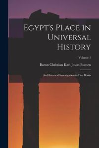 Cover image for Egypt's Place in Universal History