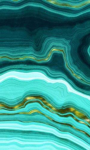 Cover image for Teal Agate (Blank Lined Journal)