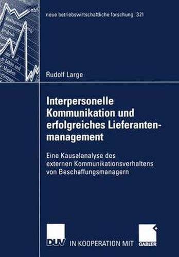 Cover image for Interpersonelle Kommunikation und Erfolgreiches Lieferantenmanagement