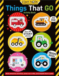 Cover image for Sticky Notes Things That Go Activity Book