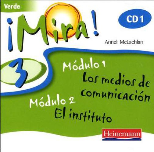 Cover image for Mira 3 Verde Audio CD (Pack of 3)