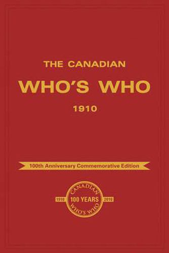 Cover image for The Canadian Who's Who 1910
