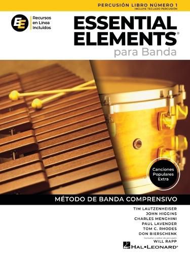 Cover image for Essential Elements Para Banda - Percusion/Percusion de Teclado - Libro Numero 1 - Recursos En Linea Incluidos