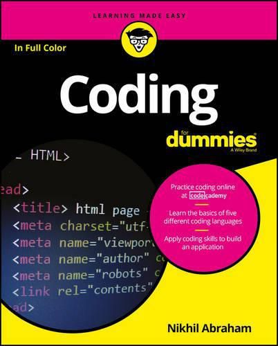 Cover image for Coding For Dummies