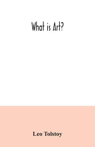 Cover image for What is art?