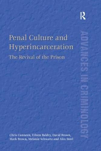 Cover image for Penal Culture and Hyperincarceration: The Revival of the Prison