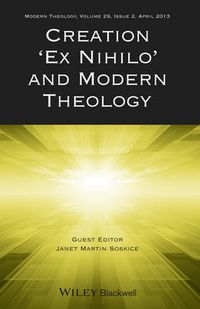 Cover image for Creation  Ex Nihilo  and Modern Theology