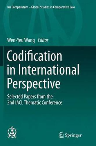 Cover image for Codification in International Perspective: Selected Papers from the 2nd IACL Thematic Conference