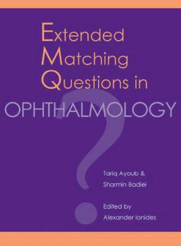 Cover image for Extended Matching Questions in Opthalmology