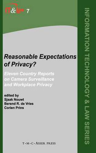 Cover image for Reasonable Expectations of Privacy?: Eleven country reports on camera surveillance and workplace privacy