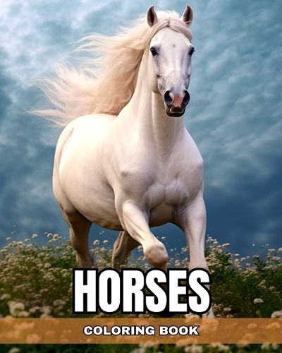 Cover image for Horses Coloring Book
