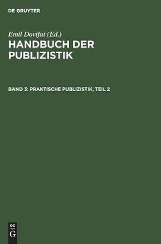 Cover image for Praktische Publizistik, Teil 2