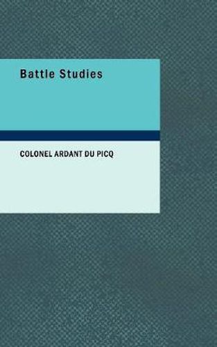 Cover image for Battle Studies