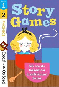 Cover image for Read with Oxford: Stages 1-2: Phonics Story Games Flashcards
