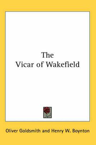 Cover image for The Vicar of Wakefield