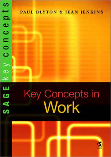 Cover image for Key Concepts in Work
