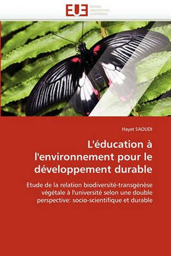 Cover image for L' Education L'Environnement Pour Le D Veloppement Durable