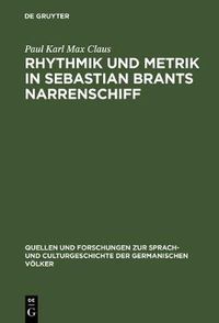 Cover image for Rhythmik und Metrik in Sebastian Brants Narrenschiff