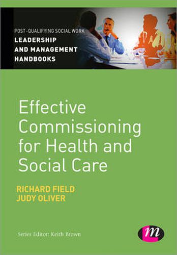 Cover image for Effective Commissioning in Health and Social Care