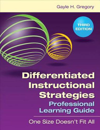 Cover image for Differentiated Instructional Strategies Professional Learning Guide: One Size Doesn't Fit All