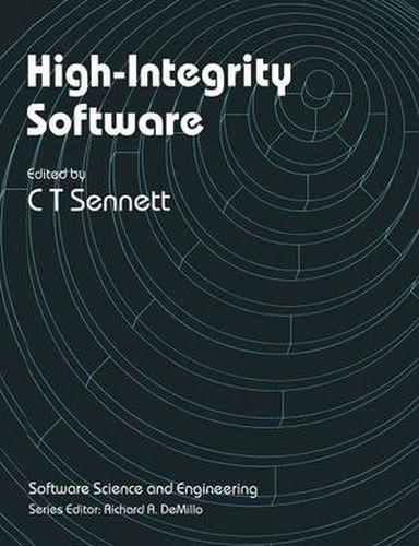 Cover image for High-Integrity Software