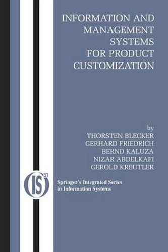 Cover image for Information and Management Systems for Product Customization