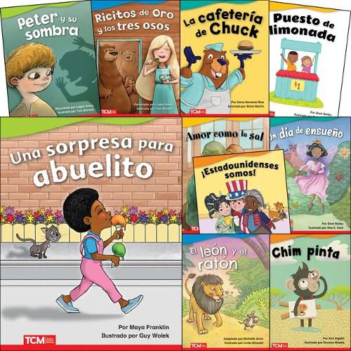 Cover image for Literary Text Grade K Set 1 Spanish: 10-Book Set