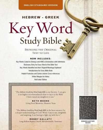 The Hebrew-Greek Key Word Study Bible: ESV Edition, Black Bonded Leather