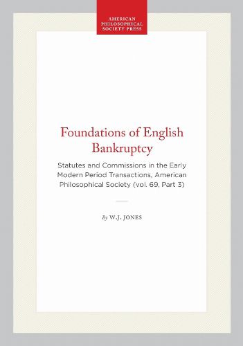 Cover image for Foundations of English Bankruptcy