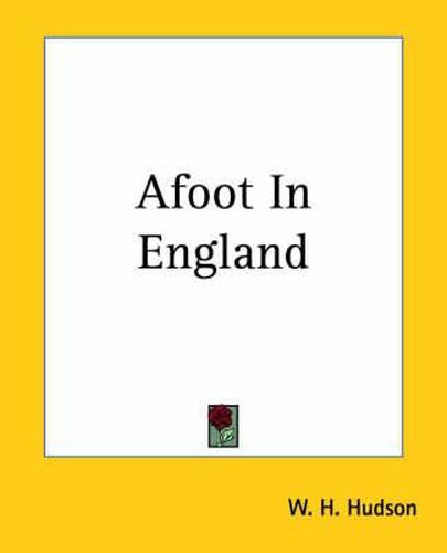 Cover image for Afoot In England