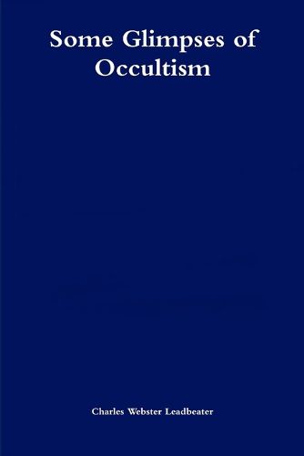 Cover image for Some Glimpses of Occultism