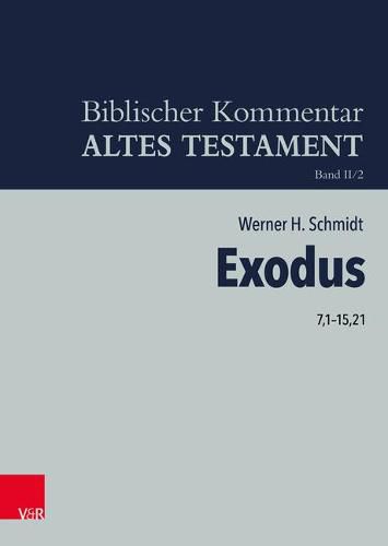 Cover image for Exodus 7,1-15,21: Einbanddecke