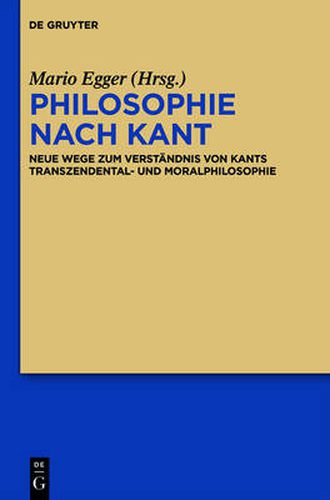 Cover image for Philosophie nach Kant