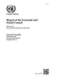 Cover image for Report of the Economic and Social Council for 2019: (New York, 26 July 2018 - 24 July 2019