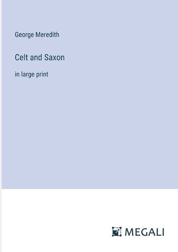 Cover image for Celt and Saxon