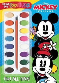 Cover image for Disney Mickey & Friends: Fun All Day!: Paint Box Colortivity